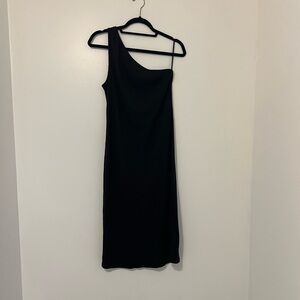 GAP Rib One-Shoulder Dress